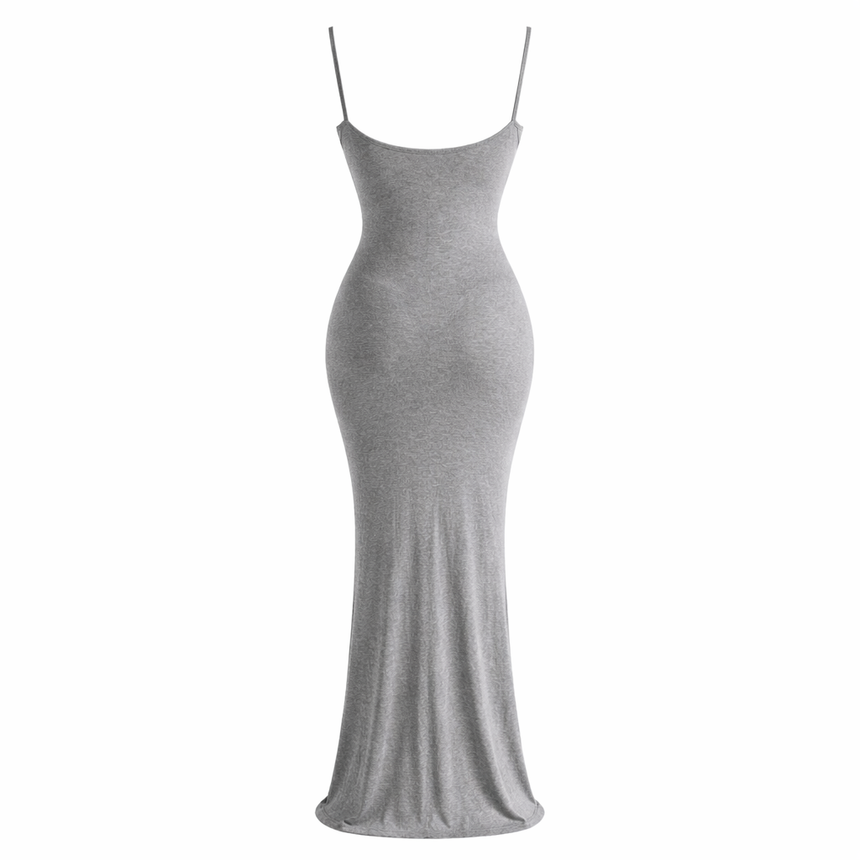 Zafira | Satin-Slip-Maxikleid mit Rückenausschnitt